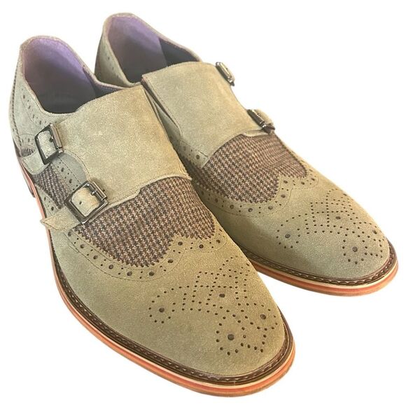 Vintage Foundry The Muphy Shoe in Olive suede men’s size 10 - Picture 1 of 11